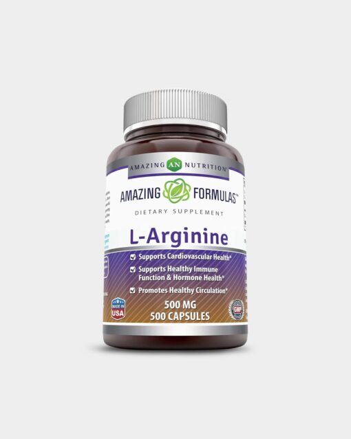 Amazing Nutrition Amazing Formulas L-Arginine 500 Mg - Bodybuildingsupplier.com