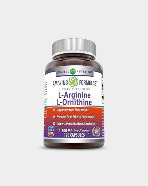 Amazing Nutrition Amazing Formulas L-Arginine/ L-Ornithine 1500 MG - Bodybuildingsupplier.com