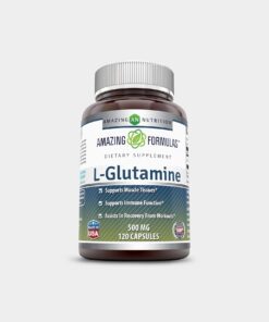 Amazing Nutrition Amazing Formulas L-Glutamine 500 Mg - Bodybuildingsupplier.com