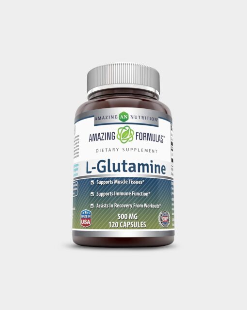 Amazing Nutrition Amazing Formulas L-Glutamine 500 Mg - Bodybuildingsupplier.com