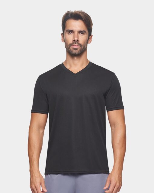 Expert Brand Oxymesh Men's V-Neck Short Sleeve Active T-Shirt - Bodybuildingsupplier.com