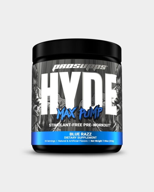 Pro Supps HYDE Max Pump Stim-Free Pre Workout - Bodybuildingsupplier.com