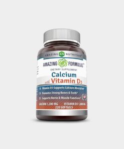 Amazing Nutrition Amazing Formulas Calcium with Vitamin D3 1000 Mg - Bodybuilding.com