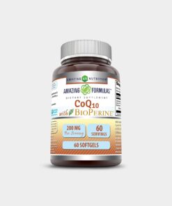 Amazing Nutrition Amazing Formulas CoQ10 with Bioperine 200 Mg - Bodybuilding.com