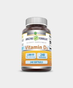 Amazing Nutrition Amazing Formulas Vitamin D3 2000 IU - Bodybuilding.com