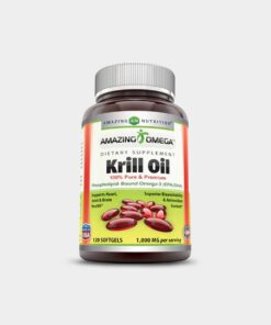 Amazing Nutrition Amazing Omega Krill Oil with Omega 3s - Bodybuilding.com